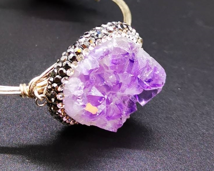 amethyst bangle bracelet amethyst bangle bracelet